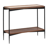 Debra Medium Brown, Natural and Black Console Table